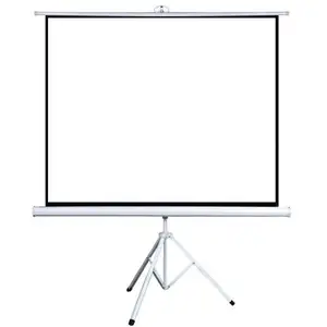 Telon Gemakkelijk Carry Statief Projectiescherm 100 120 Inch 100 "Draagbare Indoor Outdoor Filmscherm Met Opvouwbare Stand Statief