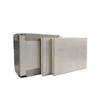 Panneaux de conduits pré-isolés en mousse PUR avec feuille d'aluminium personnalisée UNT, 20-40 mm, panneau de conduit d'air PID pour système HVAC