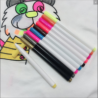 Ensemble de marqueurs pour tissu de qualité supérieure, 12 couleurs |   Stylos textiles lavables non toxiques pour la personnalisation de t-shirts, chaussures et créations sur toile