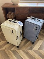 Valise trolley Hinomoto en néoprène ultra-légère et silencieuse de 28 pouces, grande capacité extensible, exportée du Japon