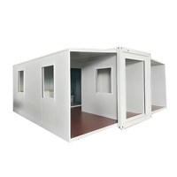 Maison conteneur extensible grande capacité avec structure en acier anti-déformation pour camp minier et bâtiment résidentiel temporaire