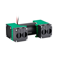 Pompa Udara Mini Diafragma Ganda 12V 24V Kustom Portabel untuk Industri Otomotif, Tahan Korosi, Senyap, Tanpa Oli, Efisiensi Tinggi