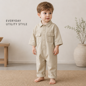 <span class=keywords><strong>Tuta</strong></span> da Lavoro Autunnale per <span class=keywords><strong>Bambini</strong></span> con Tasche, Pantaloni Cargo a Maniche Lunghe per Abbigliamento <span class=keywords><strong>Bambini</strong></span> OEM ODM - Product Image 1