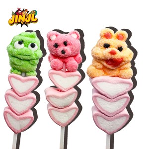 Venta al por Mayor de Malvaviscos de Animales de Dibujos Animados Coloridos, Los Mismos que en TikTok, con 50% de Jugo de Frutas, Halal - Product Image 2