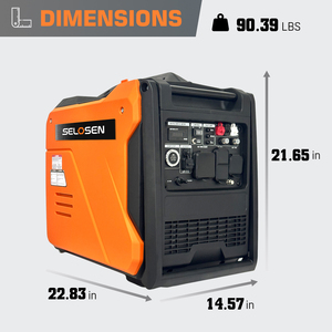7.5kW Air Cooled <b>Gas</b> <b>Generator</b> Remote Start 10 Hour Runtime for Emergency Use HS6250isE Dual Voltage 110V and 230V Output for - Product Image 6