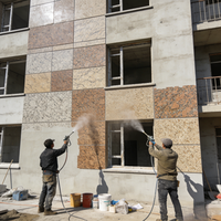 Peinture en pierre naturelle de granit léger à prix de gros - Peinture architecturale adaptée à la décoration de villas et à la décoration intérieure