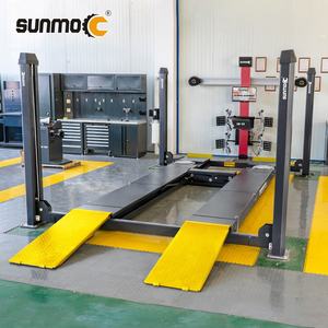 Sunmo Fábrica Preço Barato Carro Oficina Equipamento Conjunto Completo Digital 4 Post Lift e 3d Máquina De Alinhamento De Rodas à Venda - Product Image 5