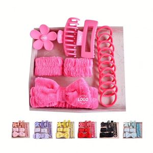 Ensembles d'élastiques à cheveux écologiques avec broderie personnalisée pour les cadeaux de mariage et les cadeaux pour la fête nuptiale - Product Image 4