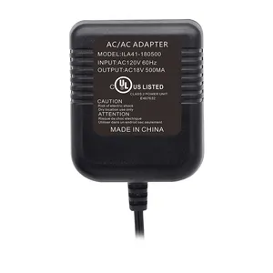 Transformateur de sonnette 18V adaptateur d'alimentation LANMU Compatible avec la sonnette vidéo Nest Hello