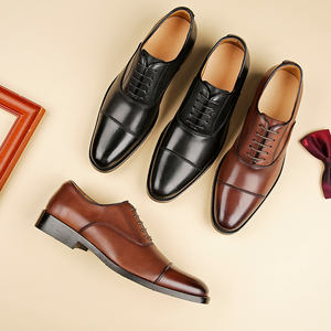 Zapatos Oxford de Vestir Casuales de Cuero Genuino Transpirable para Hombre ZP202861 para Oficina, Carrera, Fiesta Formal, Boda - Product Image 2