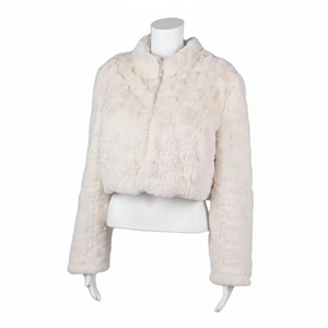 Chaqueta corta de moda invierno cálido-comprar chaqueta roja/ropa blanca personalizar al por mayor ropa de calle real chaqueta de mujer transpirable - Product Image 1