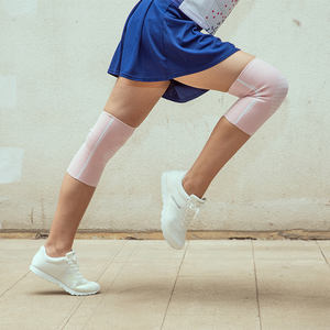 LS0310 Hot Selling Knitted Knee Sleeves Breathable Anti-Slip Fitness Safety Knee Brace <strong>Guard</strong> Protector for Running - Product Image 4