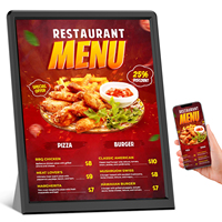 AIYOS Kios Digital Signage Layar Sentuh Portabel 9,7 Inci dengan Baterai 3000mAh untuk Iklan di Meja dan Display Ritel