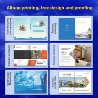 Brochure pliante à couverture rigide avec impression en creux, logo personnalisé, gaufrage et design graphique sur papier