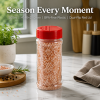 Bocaux en PET pour épices, assaisonnements, sel, condiments, herbes, emballages en plastique, shakers, ustensiles de cuisine