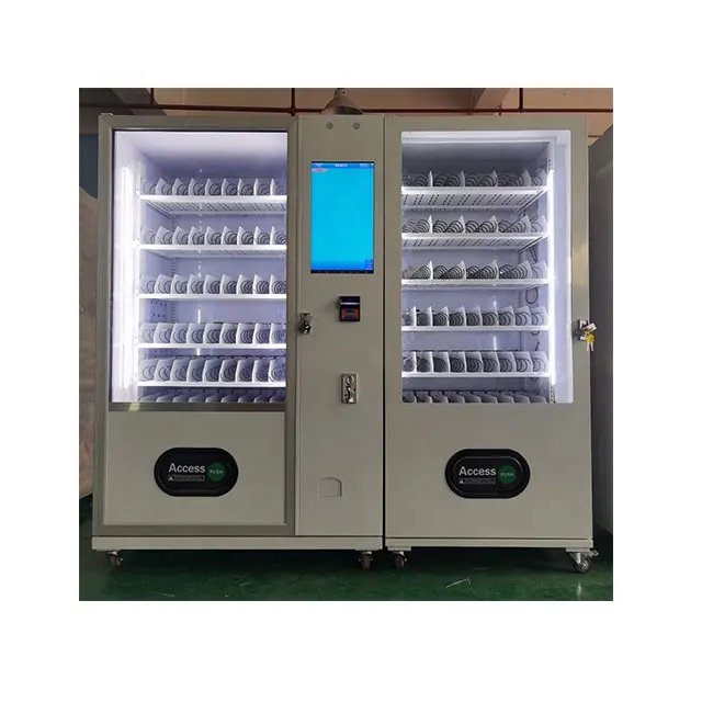Merchandise vending machine for foods and drinks /retail beverage vending machine with LCD for sale