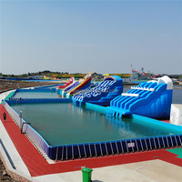 Grande piscine hors sol portable en PVC, piscine rectangulaire à structure métallique à vendre