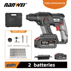 NANWEI <span class=keywords><strong>Marteau</strong></span> <span class=keywords><strong>piqueur</strong></span> industriel de grande puissance, très résistant, diamètre de 24mm, <span class=keywords><strong>marteau</strong></span> de démolition électrique, perceuse à percussion - Product Image 2