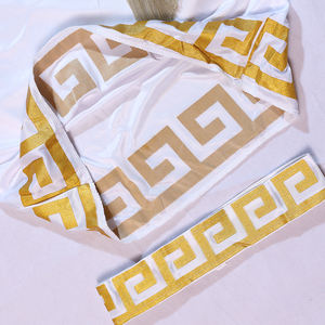 Robe de César, Toge Grecque et Romaine Antique, Costumes de Jeu de Rôle Zeus Roi de la Grèce Antique, Robes d'Halloween pour Adultes Hommes, <span class=keywords><strong>Carnaval</strong></span> - Product Image 6