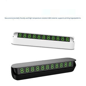 Placa de Matrícula Temporal Luminosa para Coche, Nueva, de ABS, Resistente a Altas y Bajas Temperaturas, con Ocultación de un Clic, Señalización para el Tablero - Product Image 2