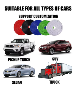 Pelindung tepi pintu mobil berbentuk U kustom setrip segel karet silikon PVC ramah lingkungan layanan pemrosesan pemotongan penggunaan industri - Product Image 4