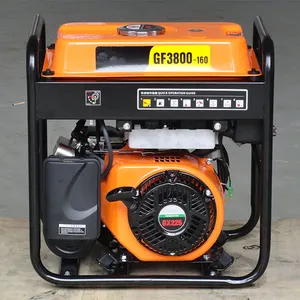 160a 2kw Huishoudelijke Benzine Lasgenerator Set/Draagbare Benzine Elektrische Generator Omvormer Booglassen Machine