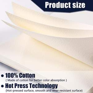 Secolorart tampon <span class=keywords><strong>aquarelle</strong></span> à grain lisse 12x12cm coton <span class=keywords><strong>de</strong></span> presse à chaud 300 GSM Mini tampon <span class=keywords><strong>de</strong></span> couleur d'eau <span class=keywords><strong>de</strong></span> <span class=keywords><strong>voyage</strong></span> - Product Image 2