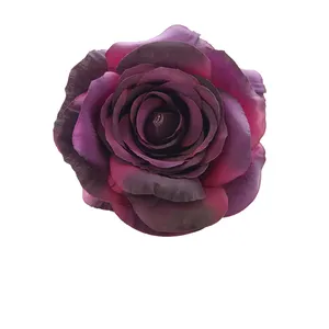 Künstliche Blume des Rosenblüten kopfes 12cm für Blumen arrangement und Hochzeits blumen wand