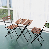 Ensemble de chaises de jardin modernes empilables Juecheng avec structure en fer, couleur personnalisable, pliables pour restaurants et cafés