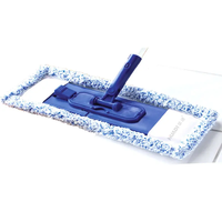 Vadrouille plate en microfibre absorbante robuste avec manche télescopique jusqu'à 135cm