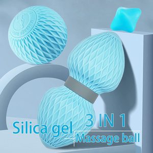 Ensemble de balles de Massage pour les tissus profonds, <span class=keywords><strong>theracane</strong></span> de nœud musculaire, libération myofasciale, Yoga Fitness - Product Image 2