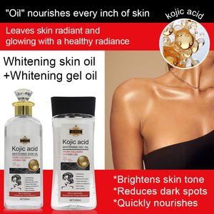 Marque distributeur Ensemble pour le blanchiment de la peau Sérum anti-taches kojique Crème pour le visage Lotion pour le corps décolorante Savon à l'acide kojique Ensemble de soins de la peau pour femmes - Product Image 4