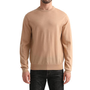 เสื้อสเวตเตอร์ถักแบบสวมหัวสำหรับผู้ชาย NEC <span class=keywords><strong>klong</strong></span> แขนยาวเข้ารูปน้ำหนักเบา - Product Image 1