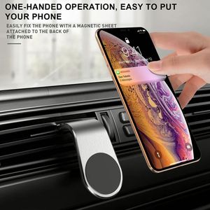 Soporte Magnético para Teléfono Celular en Forma de L para Rejilla de Ventilación de Coche, Venta al Por Mayor de Fábrica - Product Image 2