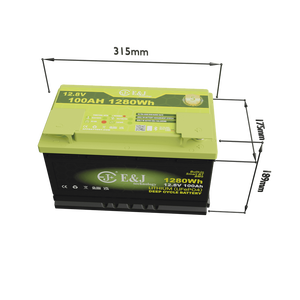 <span class=keywords><strong>Batterie</strong></span> LiFePO4 liquide EJ haute performance H794RLN4 H7 12,8 V 100 Ah, pack de batteries 4000 cycles, équilibrage actif, surveillance Bluetooth, 16 cellules - Product Image 1