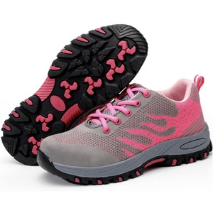 Zapatos <span class=keywords><strong>de</strong></span> trabajo <span class=keywords><strong>de</strong></span> <span class=keywords><strong>seguridad</strong></span> <span class=keywords><strong>para</strong></span> mujer, punta <span class=keywords><strong>de</strong></span> acero, cómodos, tejidas con mosca, al aire libre <span class=keywords><strong>para</strong></span> verano, venta al por mayor - Product Image 2