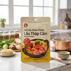 ซอสหม้อไฟรวมรสโอฟู้ด 180 กรัม |   รสเปรี้ยวเผ็ด |   ซอสพร้อมปรุง |   อายุการเก็บรักษา 12 เดือน |   ขายส่งและรับผลิตแบบ OEM - Product Image 1