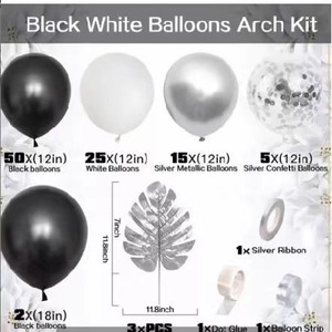 Ensemble de décoration de mariage et d'<span class=keywords><strong>anniversaire</strong></span> jetable Arches à chaîne et ballons pour décoration de chambre - Product Image 3