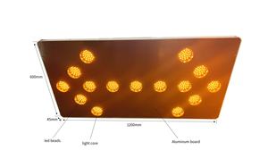 Pannelli Luminosi a Freccia LED Personalizzati per Veicoli, 15 Luci, Resistenti, Segnali Lampeggianti Destra/Sinistra per Avvertimento Traffico su Camion - Product Image 3