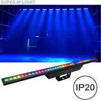 Barre de lumière de scène DMX 0-100 à gradation fluide, effet rideau, stroboscope et faisceau 14*3W RGB 3-en-1 pour KTV, bar et DJ