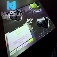 Mesa de Proyección Interactiva con Reconocimiento de Objetos, Pantalla Táctil 3D LED, Pantalla Inteligente, Arte Digital Dinámico, Video Virtual