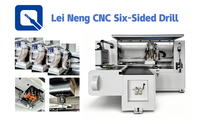 Machine de perçage CNC professionnelle à six faces pour le bois, avec contrôle 3D domestique et moteur, pour le traitement de panneaux de meubles KD haut de gamme