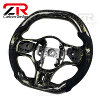 Volant personnalisé en cuir véritable et fibre de carbone forgée, style sport, pour Mitsubishi Lancer Evolution