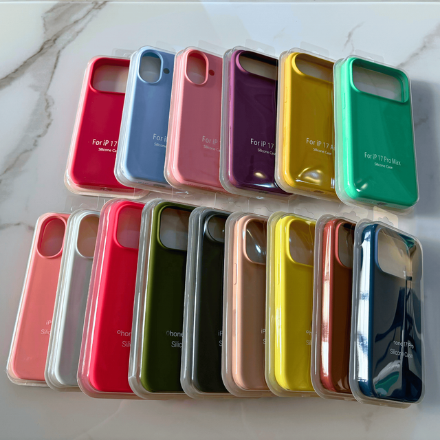 Factory Wholesale Real Liquid Silicone Phone Case for Iphone 17 16 15 14 13 12 11 Pro Max Xs Xr 7 8 Plus Rubber Cases Cover