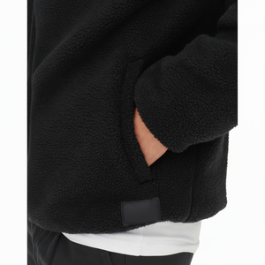 Chaqueta de lana polar de invierno a prueba de viento Chaquetas de bombardero unisex Abrigos para hombres con diseños y tamaños personalizados a precio de descuento - Product Image 1