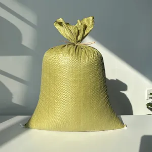 खाकी रंग 10 किलो 15 किलो 15 किलो 25 किलो पी. पी. रेत बैग
