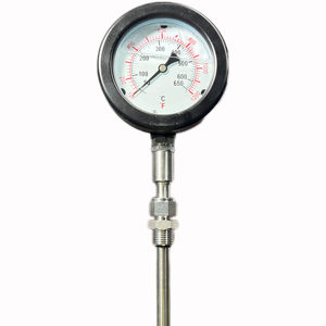 Recision 100 mm Caja de aluminio Termómetro de presión a prueba de golpes Producto de alta calidad en la categoría de sensores de presión - Product Image 1