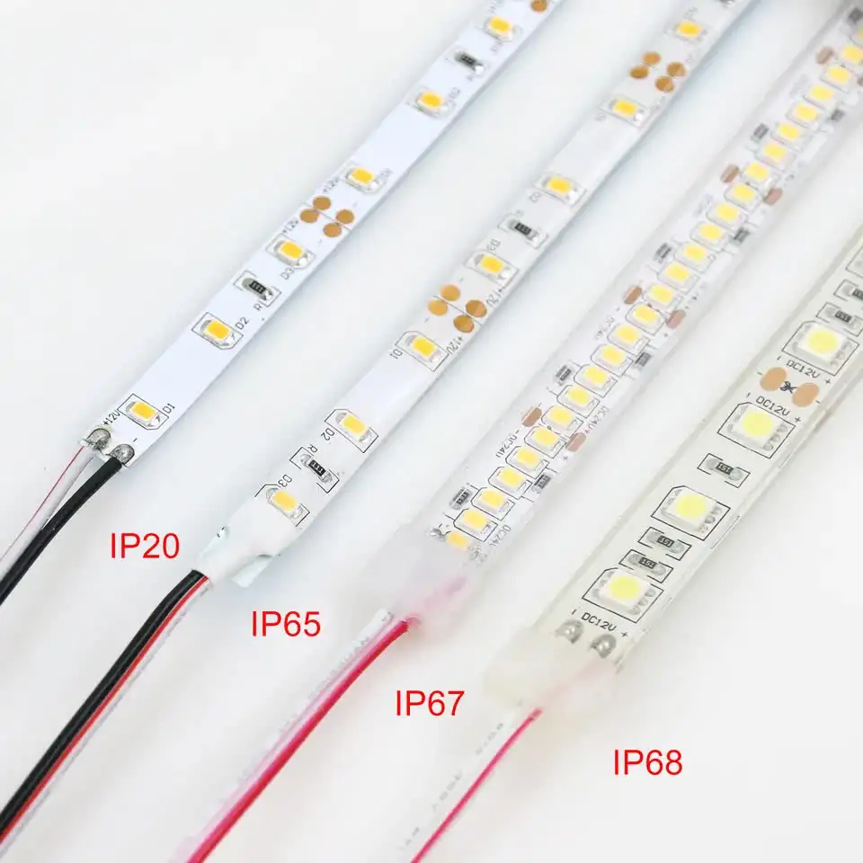 Htd băng 60 120 240 đèn LED 5 m/cuộn không thấm nước linh hoạt 24V 5V 12V ấm trắng RGB Luces tiras SMD 2835 LED Strip ánh sáng