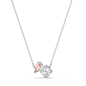 Collier classique plaqué rhodium, bracelet en argent sterling 925, collier princesse en zircon pour filles - Product Image 1