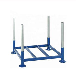 מדפי פלדה כבדים OEM CASE CARTER ניתנים לערום 4 קומות, צבועים באבקה, מוטות מדפים אנכיים לוגיסטיים, צבע בהתאמה אישית 1200x800 - Product Image 4